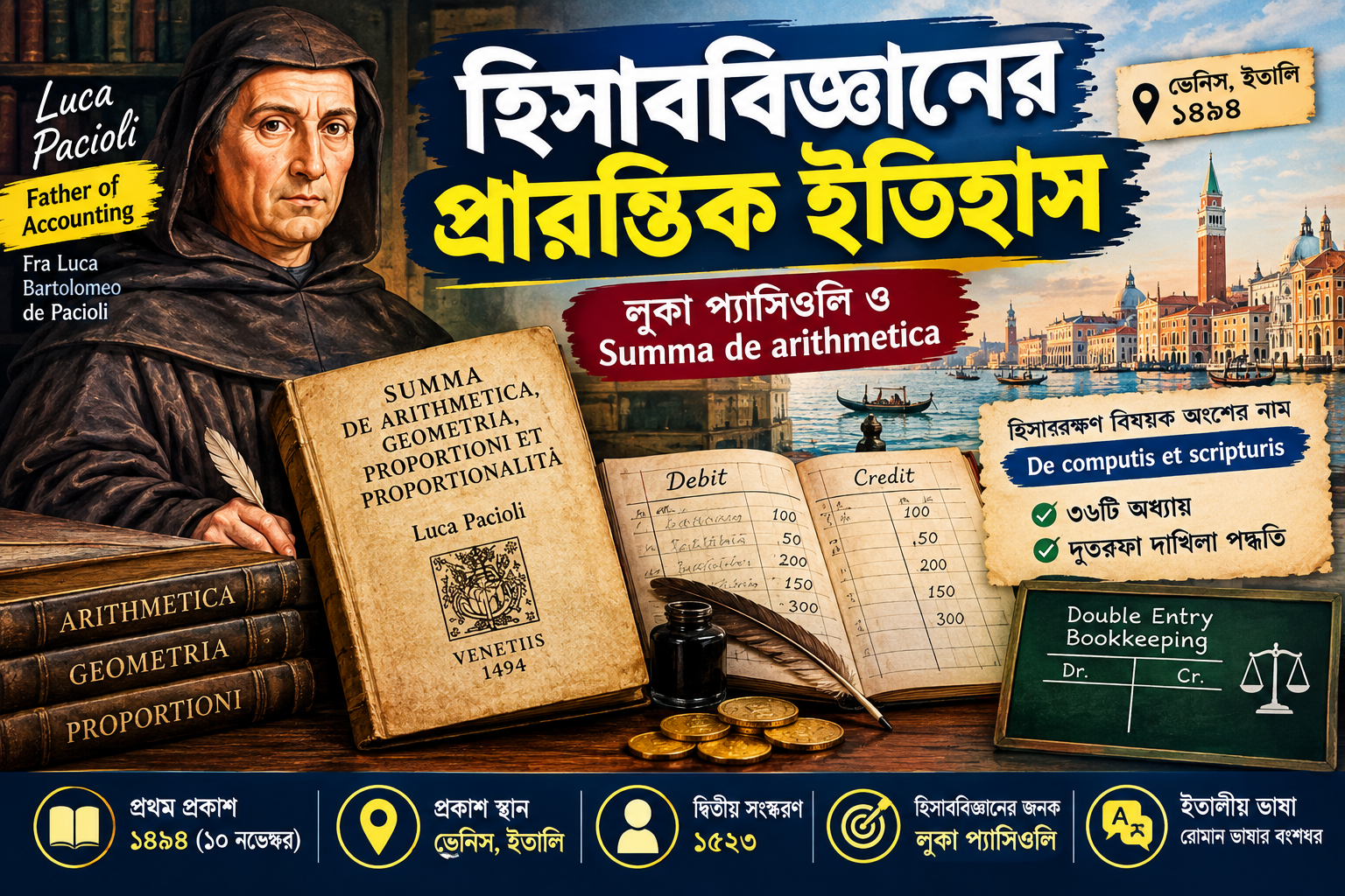 হিসাববিজ্ঞানের প্রারম্ভিক ইতিহাস