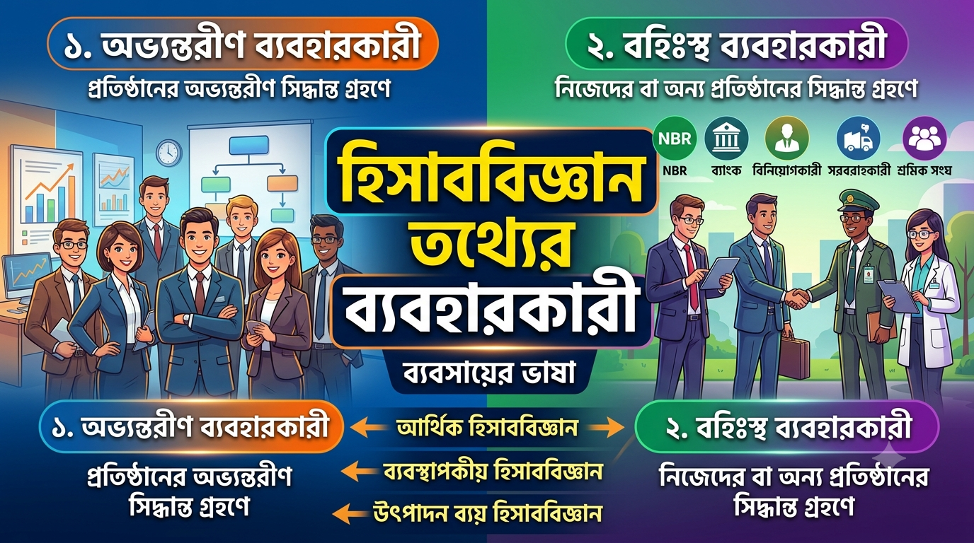 হিসাববিজ্ঞান তথ্যের ব্যবহারকারী
